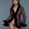 BW1650 Marabou Robe