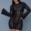 2409 Kinsley Crochet Mini Dress