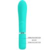 Thomas Super Soft Silicone Rabbit Vibrator –  Turquoise