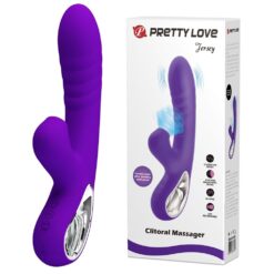 Pretty Love Jersey Sucking and Vibrating Rabbit –  Purple