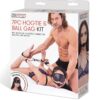 7 Pc Hogtie and Ball Gag Kit – Black