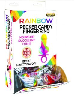 Rainbow Cock Ring Pop – 12 Piece Display