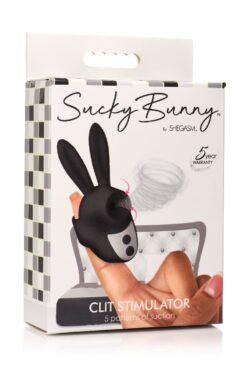 Sucky Bunny Clit Stimulator – Black