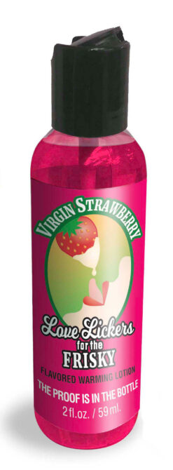 Love Lickers Massage Oil – Virgin Strawberry – 1.76 Fl. Oz.