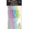 Glitterati Silly Penis Straws 8 Ct