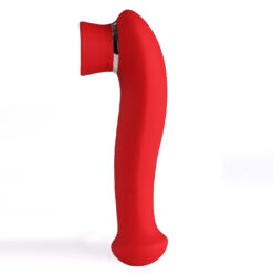 Destiny 15-Function Rechargeable Vibrating – Suction Wand – Cherry Red