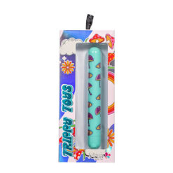 Lucy Mushroom Pattern Rechargeable X-Long Bullet  – Blue