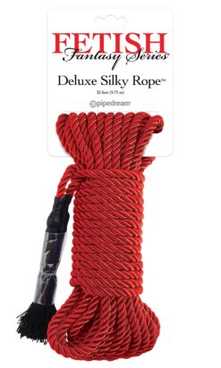 Fetish Fantasy Series Deluxe Silky Rope – Red