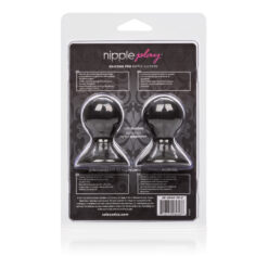 Nipple Play Silicone Pro Nipple Suckers – Black