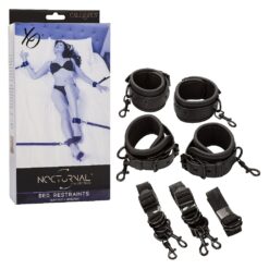 Nocturnal Collection Bed Restraints – Black