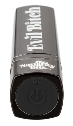 Naughty Bits Evil Bitch Lipstick Vibrator – Black