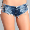 BWJ4 Sexy Cut Off Low Waist Denim Jeans