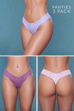 2201 Mila Thong 3 Pack